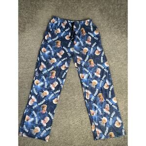 Golden Girls Pajama Pants Mens Medium Blue Graphic Print Lounge Sleepwear